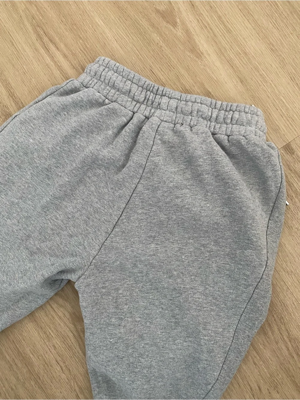 Men's Grey Elastic Waist Jogger Pants
